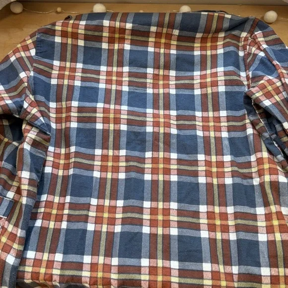 Natural Hadway Vintage Cotton Flannel Robe - Picture 7 of 7